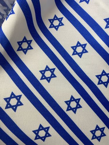 קנבס מודפס הדפסה דיגיטלית דגם דגל ישראל