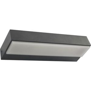 צמוד קיר מלבני לד 13W מוגנת גוף אפור 3000K IP54 מוגן מים יורולוקס