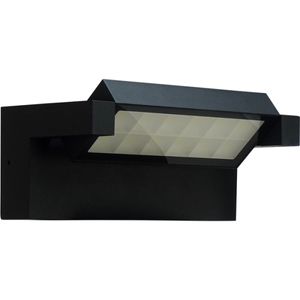 מנורת קיר מתכוונן 18W מוגנת גוף שחור 2700K IP54 יורולוקס