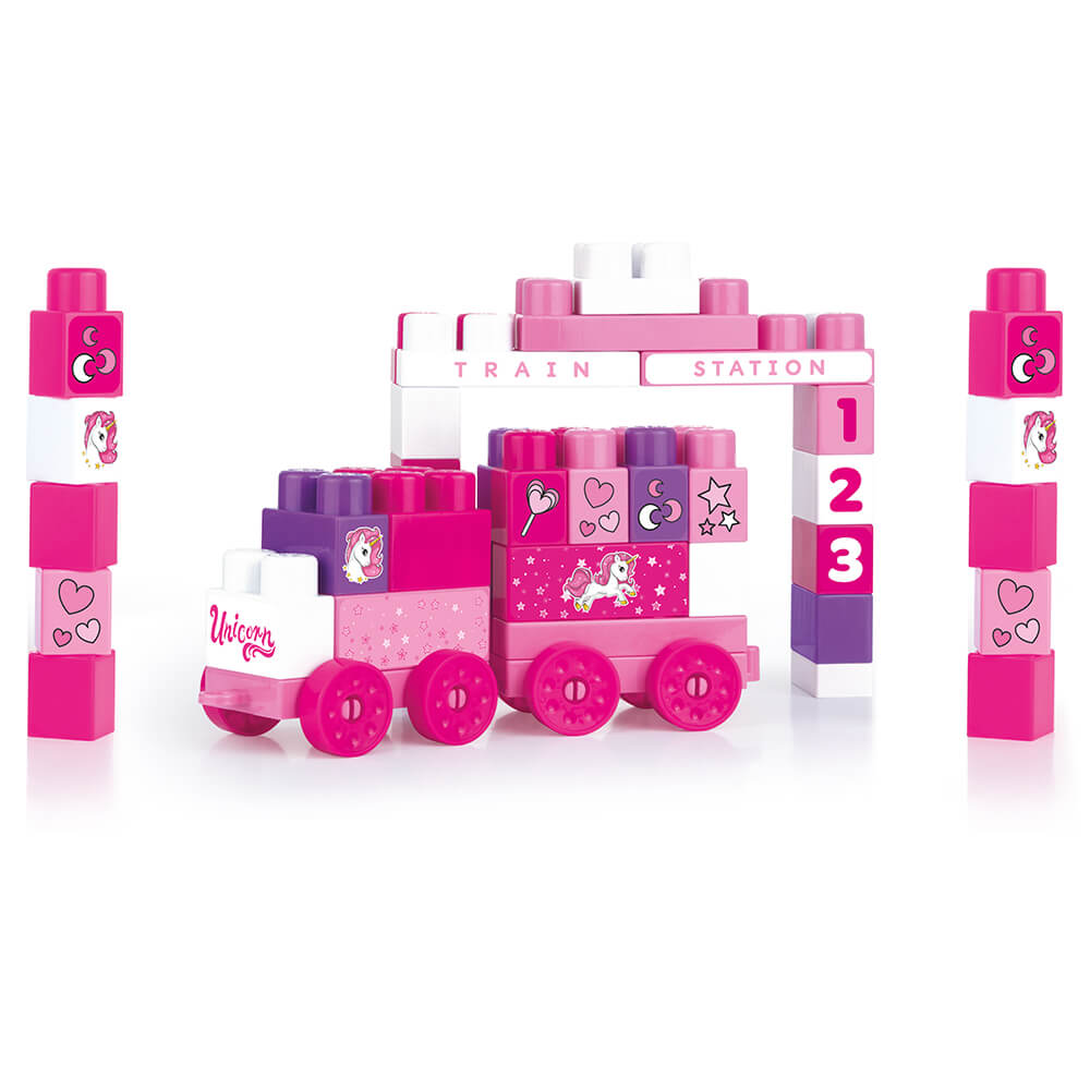ערכת 50 לבני הרכבה גדולות חד קרן Dolu Toys