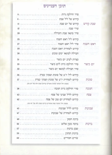 ספר הקידוש- לשבת וחגים
