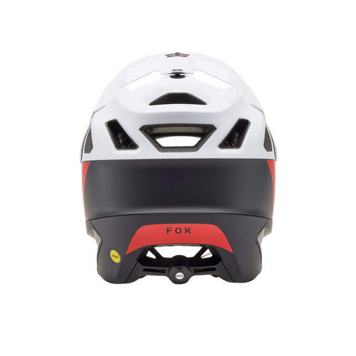 קסדת אופניים פוקס דרופריים שחור / לבן / אדום  - FOX DROPFRAME PRO NYF HELMET V24
