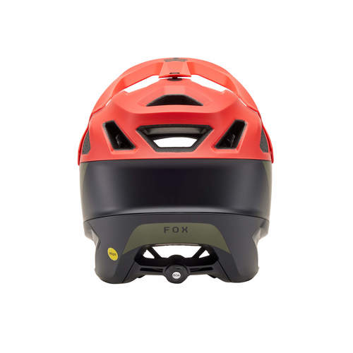 קסדת אופניים פוקס דרופריים שחור / כתום  - FOX DROPFRAME PRO NYF HELMET V24