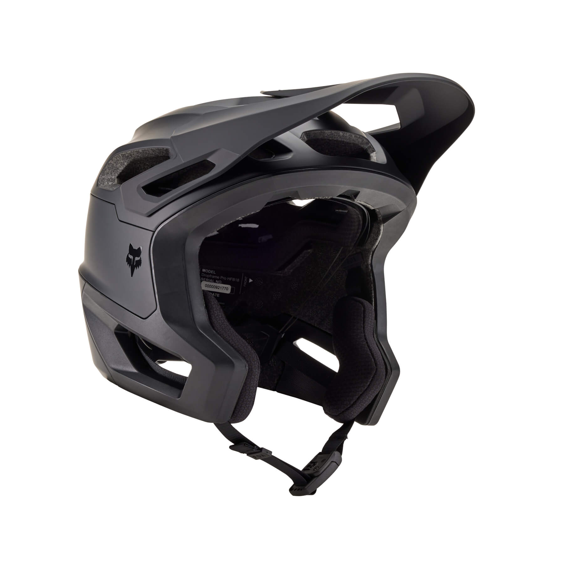 קסדת אופניים פוקס דרופריים שחור מט - FOX DROPFRAME PRO HELMET V24