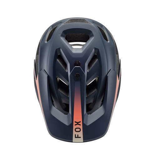 קסדת אופניים פוקס דרופריים שחור / כתום / חום - FOX DROPFRAME PRO LUNAR HELMET V24