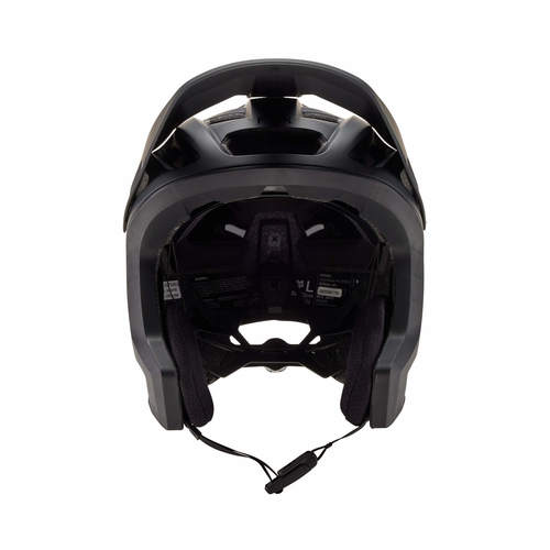 קסדת אופניים פוקס דרופריים שחור / אפור - FOX DROPFRAME PRO RUNN HELMET V24