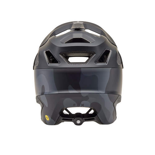 קסדת אופניים פוקס דרופריים שחור / אפור - FOX DROPFRAME PRO RUNN HELMET V24