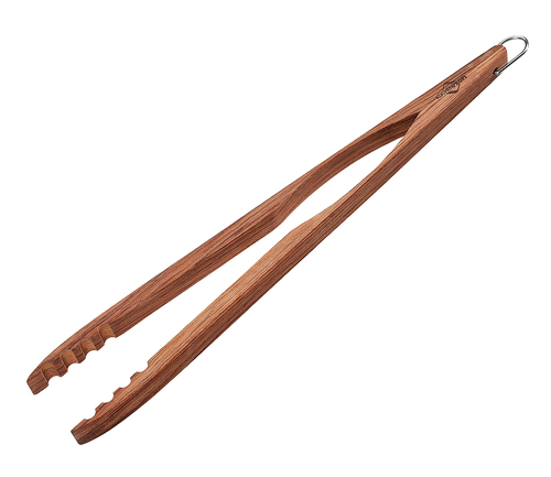 מלקחיים עץ HOUSTON BBQ Grill tongs