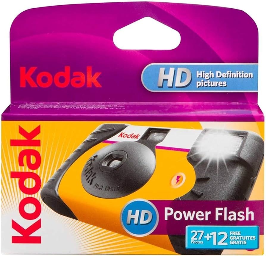 מצלמה חד פעמית 39 תמונות HD Power Flash Kodak 