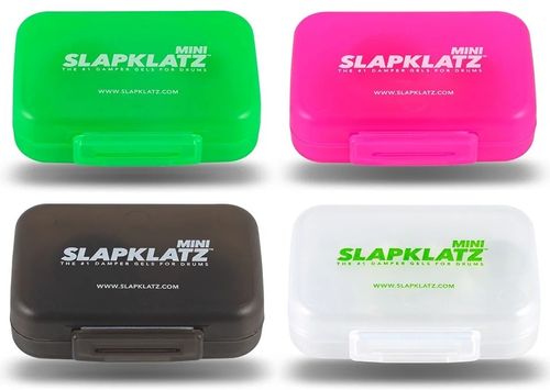 6 מדבקות ג'ל (שחור) Tony Royster Jr לעמעום התופים SlapKlatz Mini Black