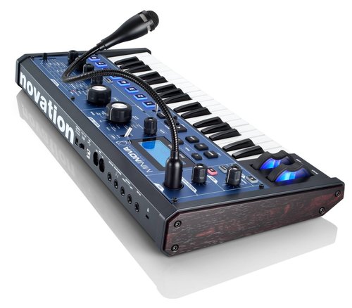 novation mininova synthesizer top rear left
