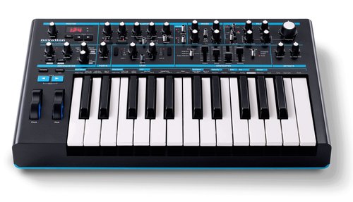novation bass station II synthesizer top tilt