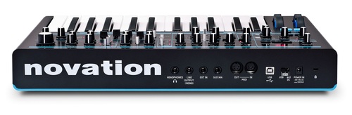 novation bass station II synthesizer back