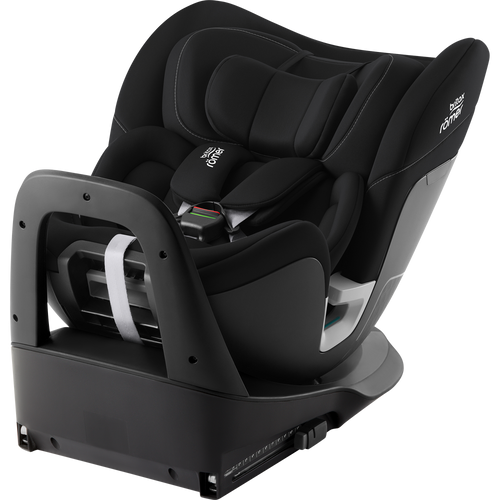 כסא בטיחות משולב בוסטר מסתובב Swivel מלידה ועד גיל 7 בתקן i-Size החדש - שחור Space Black
