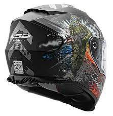 קסדת אל אס 2 סטורם שחור / צבעוני -  LS2 FF800 STORM COMMANDO