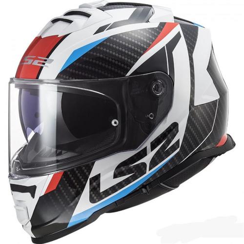 קסדת אל אס 2 סטורם שחור / אדום / לבן -  LS2 FF800 STORM RACER