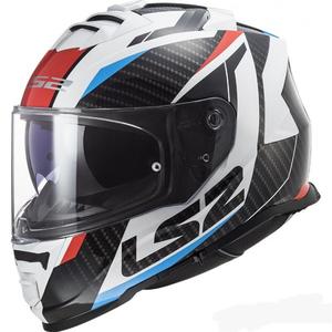קסדת אל אס 2 סטורם שחור / אדום / לבן -  LS2 FF800 STORM RACER