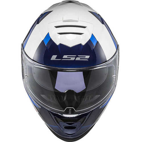 קסדת אל אס 2 סטורם כחול / לבן -  LS2 FF800 STORM MCPHEE