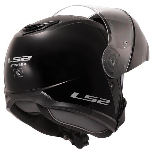 קסדה נפתחת אל אס 2 שחור מט - LS2 FF908 STROBE2 