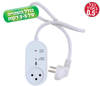 מגן ברקים ונחשולי מתח עם השהיה וכבל 50 ס"מ