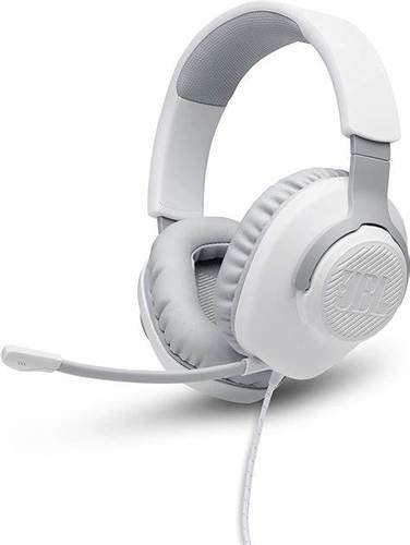 אוזניות GAMING JBL QUANTUM GAMING 100 שחור/לבן