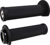 גריפים לטרקטורון עם נעילה שחור / כסוף - ODI RUFFIAN  2.1 ATV LOCK-ON GRIPS