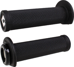 גריפים לטרקטורון עם נעילה שחור / כסוף - ODI RUFFIAN  2.1 ATV LOCK-ON GRIPS