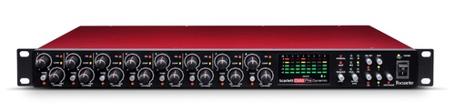 focusrite scarlett octopre dynamic front tilt