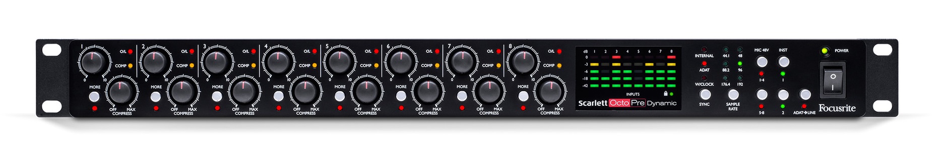 ממשק הרחבה Scarlett OctoPre Dynamic