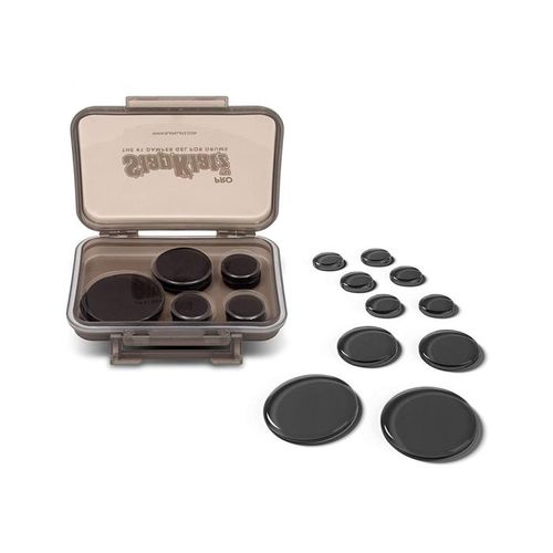 12 מדבקות ג'ל (שחור) Tony Royster Jr לעמעום התופים SlapKlatz Pro Black