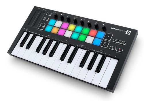 novation launchkey mini mk3 top right