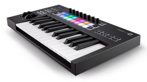 novation launchkey 25 mk3 top right