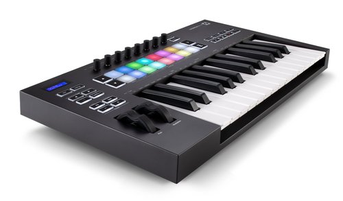 novation launchkey 25 mk3 top left
