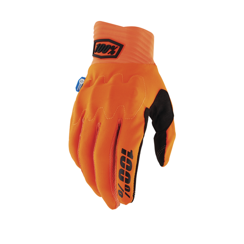 כפפות רכיבה 100% כתום - COGNITO 3DO GLOVES