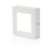 פאנל לד צמוד לבן אינטגרלי 6W 100X100 אור חם NISKO