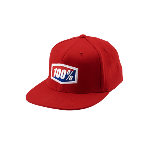 כובע 100% אדום  - OFFICIAL HAT