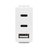 מטען מהיר 3 יציאות USB 2C+A PD 20W לבן 1M ניסקו סוויץ' NISKO SWITCH