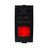 סימון DND מואר LED אדום, שחור 1M MATT ניסקו סוויץ' NISKO SWITCH