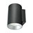 צמוד קיר שחור SYLVANIA DOWN 11W IP65 אור חם