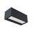צמוד קיר אפור כהה GEMINI-MEDIUM UP&DOWN LUTEC 21W IP54 אור חם