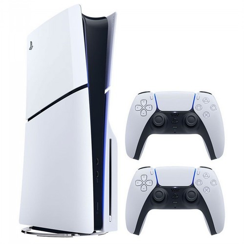  PlayStation5 Slim BLU RAY - 2 Controllers  