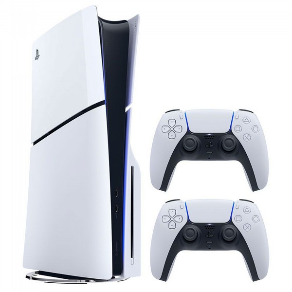  PlayStation5 Slim BLU RAY - 2 Controllers  