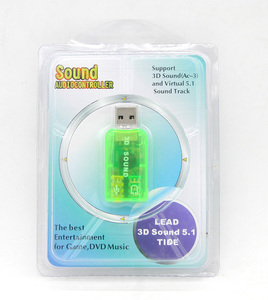  מתאם USB לכרטיס קול 2 יציאות