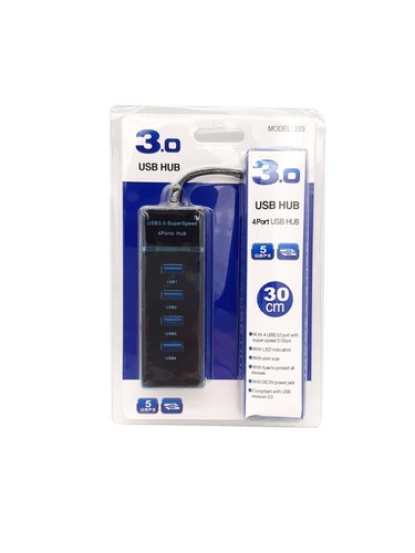 מפצל USB 3.0 לארבע יציאות