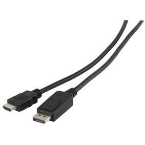 כבל DP זכר - HDMI זכר