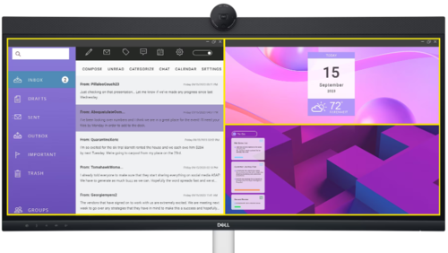 מסך דל קעור כולל רמקולים ומצלמה DELL 34