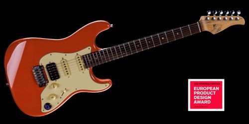גיטרה חשמלית חכמה Mooer GTRS Professional P800 Intelligent Guitar - Fiesta Red