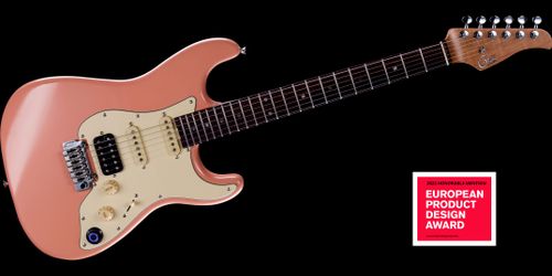 גיטרה חשמלית חכמה Mooer GTRS Professional P800 Intelligent Guitar - Flamingo Pink