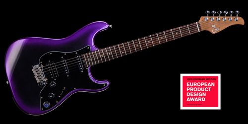 גיטרה חשמלית חכמה Mooer GTRS Professional P800 Intelligent Guitar - Dark Purple