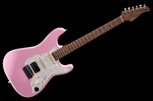 גיטרה חשמלית חכמה Mooer GTRS Professional S801 Intelligent Guitar - Shell pink